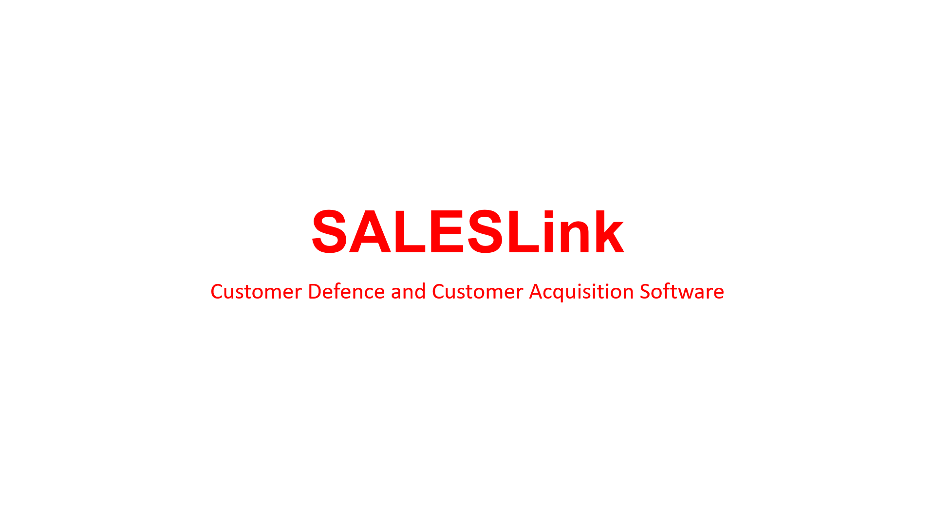 SALESLINK SLIDESHOW 1